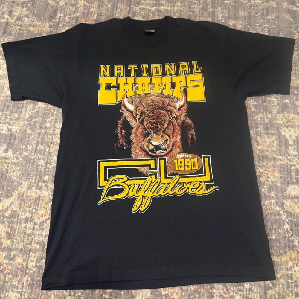 Vintage CU Buffs 1990 Champs Tee